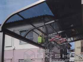 のテラス屋根 ライザ-テラス R型 テラスタイプ 積雪〜20?対応 施工例