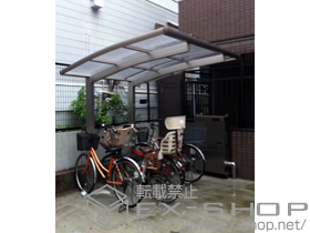 のサイクルポート・駐輪場 レイナポート ミニ 積雪〜20cm対応 施工例