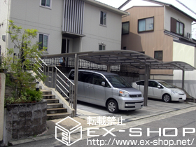 のカーポート カーブポートシグマIII ワイド 積雪〜20cm対応 施工例