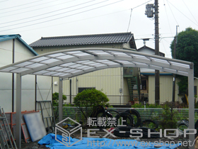 のカーポート レイナツインポート 積雪〜20ｃｍ対応 施工例