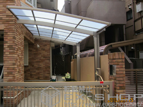 のカーポート カーブポートシグマIII 積雪〜30cm対応 施工例