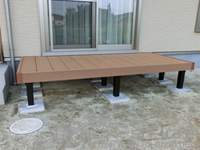 のウッドデッキ リウッドデッキ 200 単体 施工例