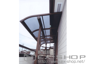 のテラス屋根 プレシオステラス R型 屋根タイプ 積雪〜20?対応 施工例