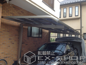 のカーポート レガーナポートシグマIII 雨樋あり 積雪〜30cm対応 施工例