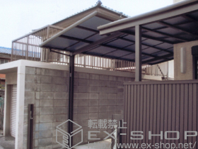 のサイクルポート・駐輪場 レークポートシグマIIIミニ 積雪〜30cm対応 施工例