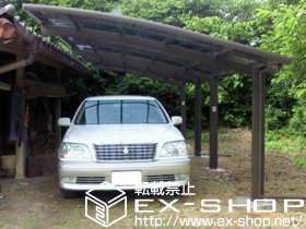 のカーポート カーブポートシグマIII 縦連棟 積雪〜20cm対応 施工例