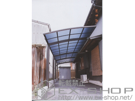 のカーポート レイナポート 縦連棟 積雪〜20cm対応+水平式物干しセット 2本入り 施工例