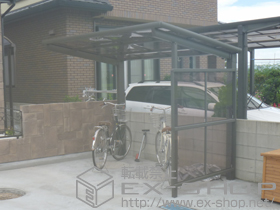 のカーポート レークパークシグマIII パネル側面1面囲い  積雪〜20cm対応 施工例