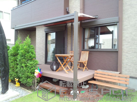 のオーニング・日よけ 彩樹A型 ボックスタイプ 施工例