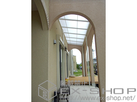 のテラス屋根 ライザーテラスII F型 テラスタイプ 積雪〜20?対応 施工例