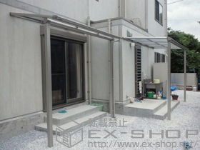 のテラス屋根 ヴェクター F型 テラスタイプ 単体 積雪〜20cm対応 施工例