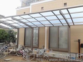 のカーポート カーブポートシグマIII 延長 積雪〜30cm対応 施工例