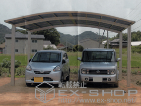 のカーポート レイナツインポート 積雪〜20cm対応 施工例