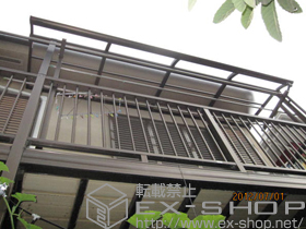 のバルコニー・ベランダ屋根 ヴェクターテラス R型 屋根タイプ 積雪〜20?対応 施工例