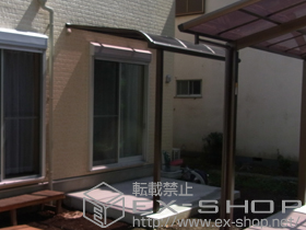 のテラス屋根 ヴェクターテラス R型 テラスタイプ 単体 積雪〜20cm対応 施工例