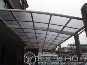 のカーポート レイナポート 縦連棟 積雪〜20cm対応 施工例