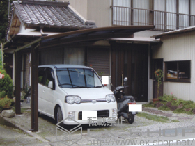 のカーポート レイナポート 積雪〜20cm対応 施工例