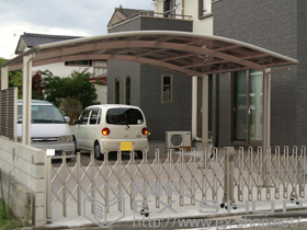 のカーポート レイナツインポート 積雪〜20cm対応 施工例