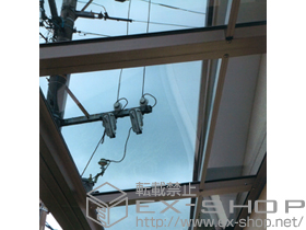 のバルコニー・ベランダ屋根 ライザーテラスII F型 屋根タイプ 積雪〜20?対応 施工例