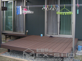 のウッドデッキ リコステージII 施工例