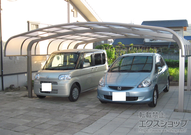 のカーポート テールポートシグマIII ワイド 積雪〜30cm対応 施工例