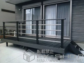 LIXIL ���N�V��(�g�X�e��)�̃E�b�h�f�b�L ���R�X�e�[�WII �P��+ �f�b�L�t�F���X+�X�e�b�v 2�i �{�H��