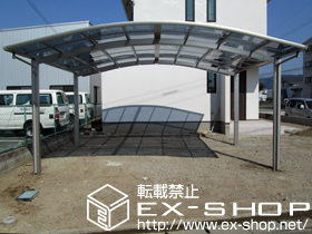 のカーポート レイナツインポート 積雪〜20cm対応
幅=5,392mm 施工例