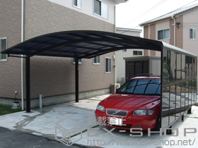 のカーポート レイナツインポート 積雪〜20cm対応+屋根ふき材補強部品+サイドパネル 施工例