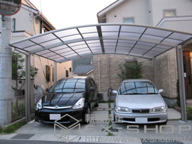 のカーポート レイナツインポート　積雪〜20cm対応 施工例