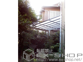 のテラス屋根 ライザーテラスII F型 テラスタイプ 単体 積雪〜20cm対応 施工例