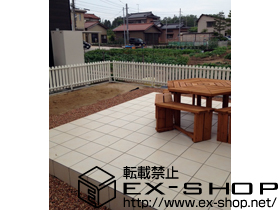 のフェンス・柵 レスティンフェンス7型 自由柱タイプ 施工例