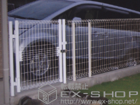 の門扉 イーネット門扉1型 片開き 門柱使用 施工例