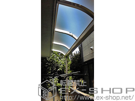 のテラス屋根 プレシオステラス R型 テラスタイプ 単体 積雪対応〜20? 施工例