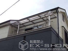 のバルコニー・ベランダ屋根 ヴェクターテラス R型 屋根タイプ 単体 積雪〜20cm対応 施工例