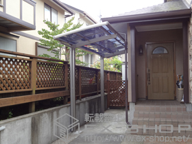 のサイクルポート・駐輪場 カーブポートシグマIII ミニ 積雪〜20cm対応 施工例