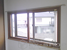 の二重窓（内窓） インプラス ダストバリア仕様 引違い窓 2枚建 施工例