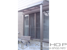 のテラス屋根 ライザーテラスII R型 テラスタイプ 単体 積雪〜20cm対応 施工例