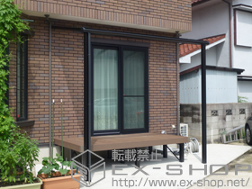 のテラス屋根 ヴェクターテラス F型 テラスタイプ 単体 積雪〜20ｃｍ 施工例