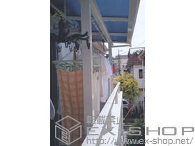 のバルコニー・ベランダ屋根 ヴェクターテラス F型 屋根タイプ 連棟 積雪対応〜20? 施工例