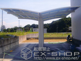 のカーポート レイナポート Y合掌 積雪〜20cm対応 施工例