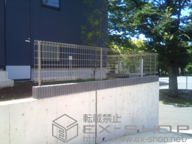 のフェンス・柵 ハイグリッドフェンスUF8型 施工例