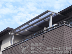 のバルコニー・ベランダ屋根 ヴェクターテラス F型 屋根タイプ 単体 積雪〜20cm対応 施工例