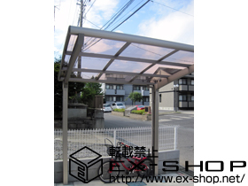 のサイクルポート・駐輪場 カーブパークシグマIII オープンタイプ 積雪〜30cm対応 施工例