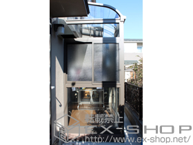 のテラス囲い・サンルーム ほせるんですII R型 床納まりランマ付 片袖納まり 積雪〜20cm対応 施工例