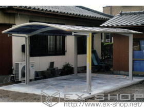 のカーポート レイナワンポート 積雪〜20cm対応＋屋根ふき材補強部品 施工例