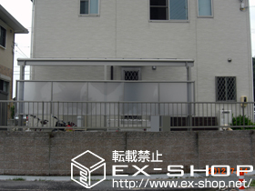 のテラス屋根 ライザーテラスII F型 テラスタイプ 単体　積雪〜20cm対応 施工例