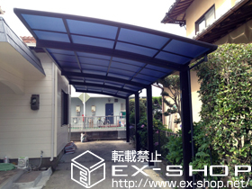 のカーポート プレシオスポート 縦連棟 積雪〜20cm対応 施工例