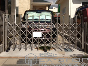 のカーゲート レイオス1型 ノンレール 片開き26S 施工例