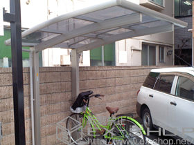 のサイクルポート・駐輪場 レイナポート ミニ 積雪〜20cm対応 施工例