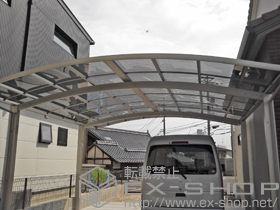 のカーポート プレシオスポート ワイド 積雪〜20ｃｍ対応 施工例